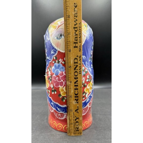 Vintage Hand Painted Russian Nesting Dolls Set of 7 Dolls New - Picture 3 of 7